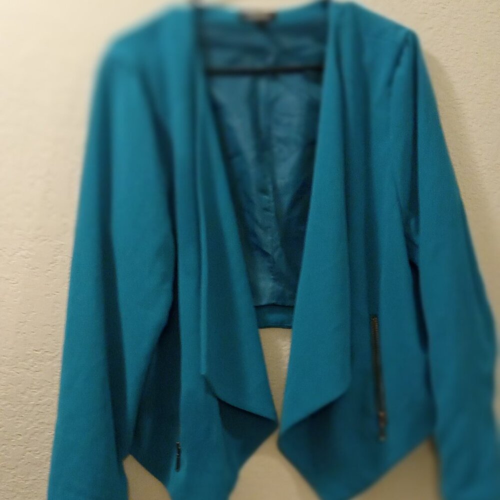 Torrid turquoise blazer